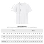 Gildan 64000 unisex softstyle t-shirt size guide